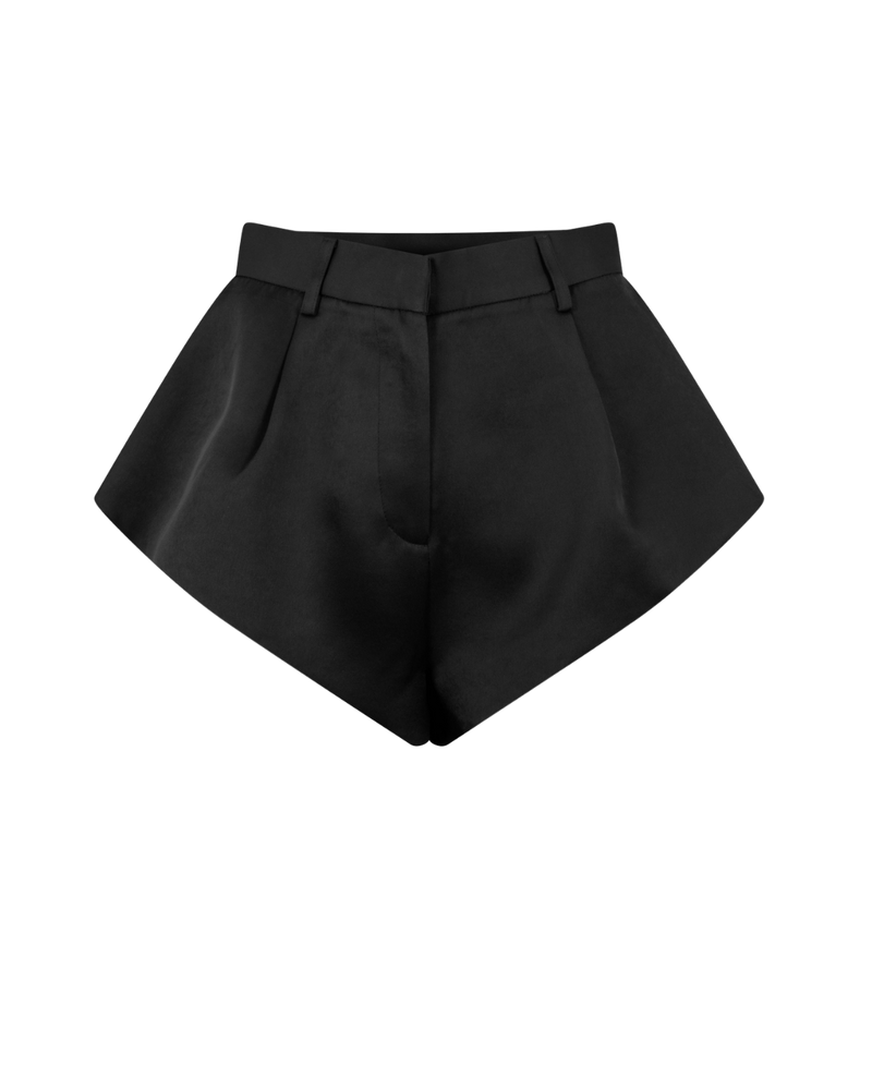 Adorn Black Tailored Shorts