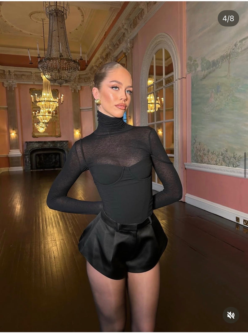 Customer wearing La Femme