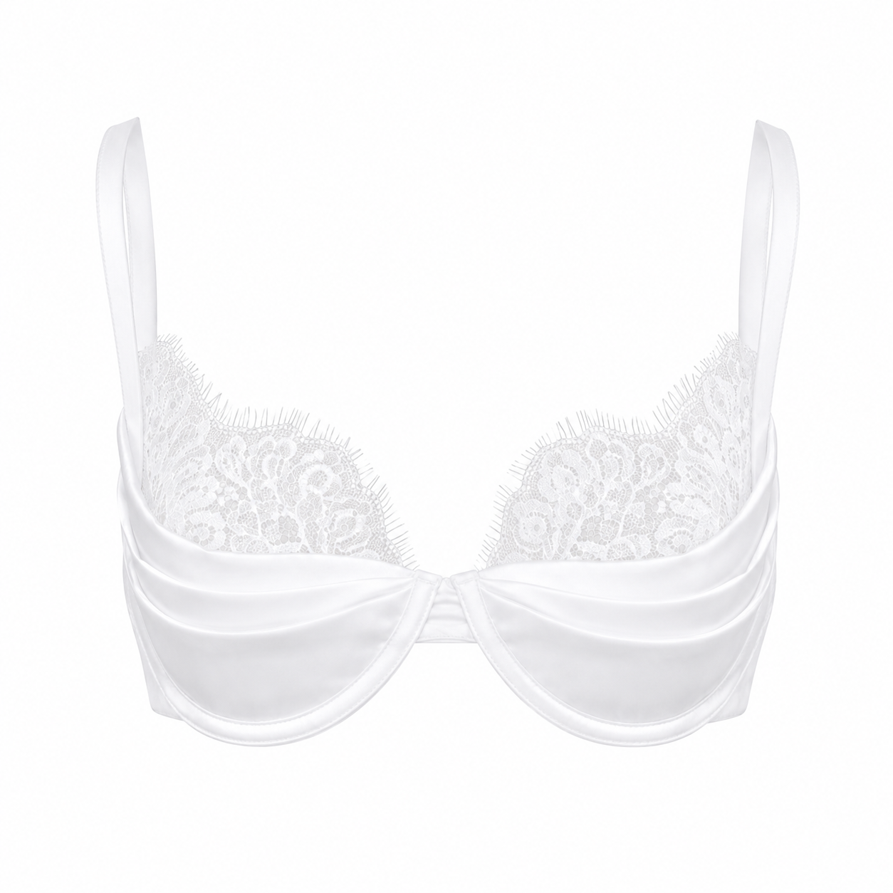 Noir Lace Bralette | White
