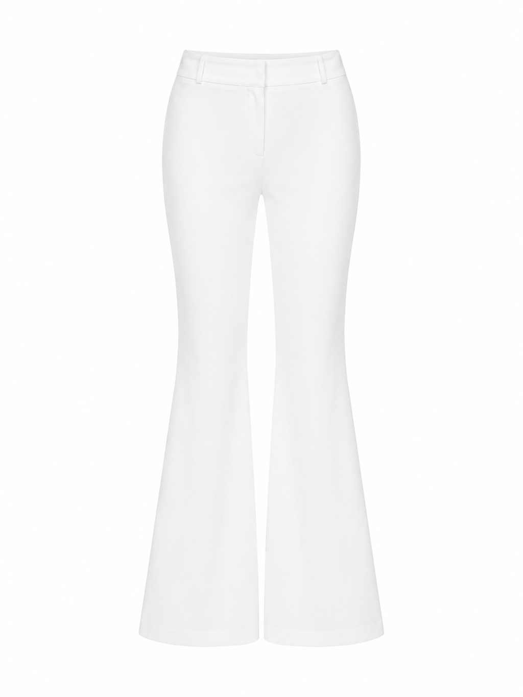 V Power White Tailored Trousers