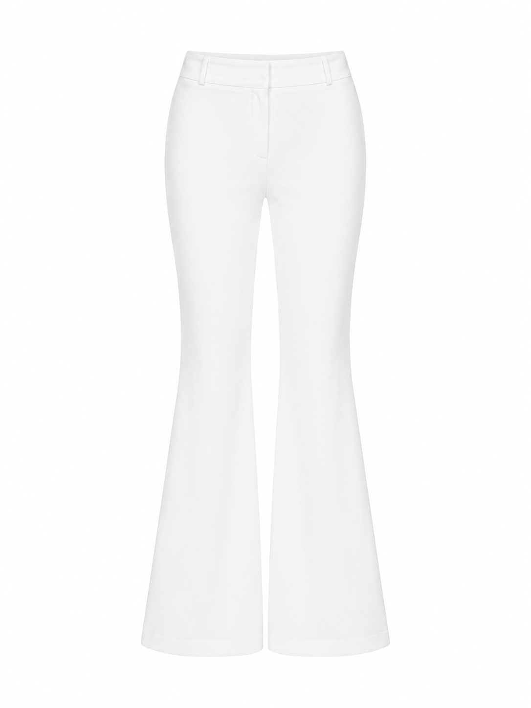 V Power White Tailored Trousers