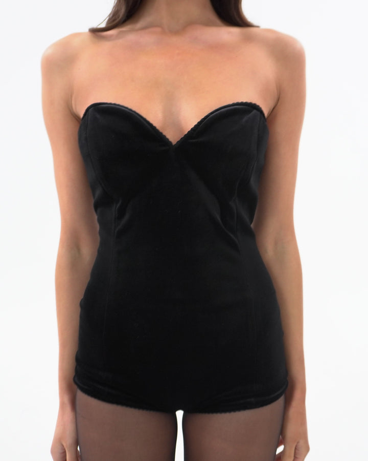 Icon Velvet Romper