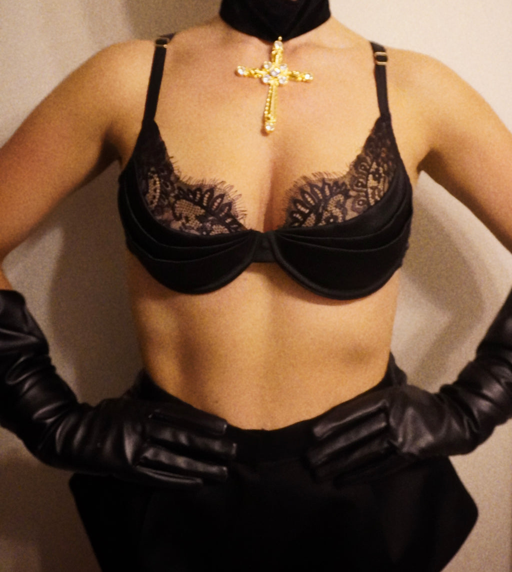 Noir Lace Bralette