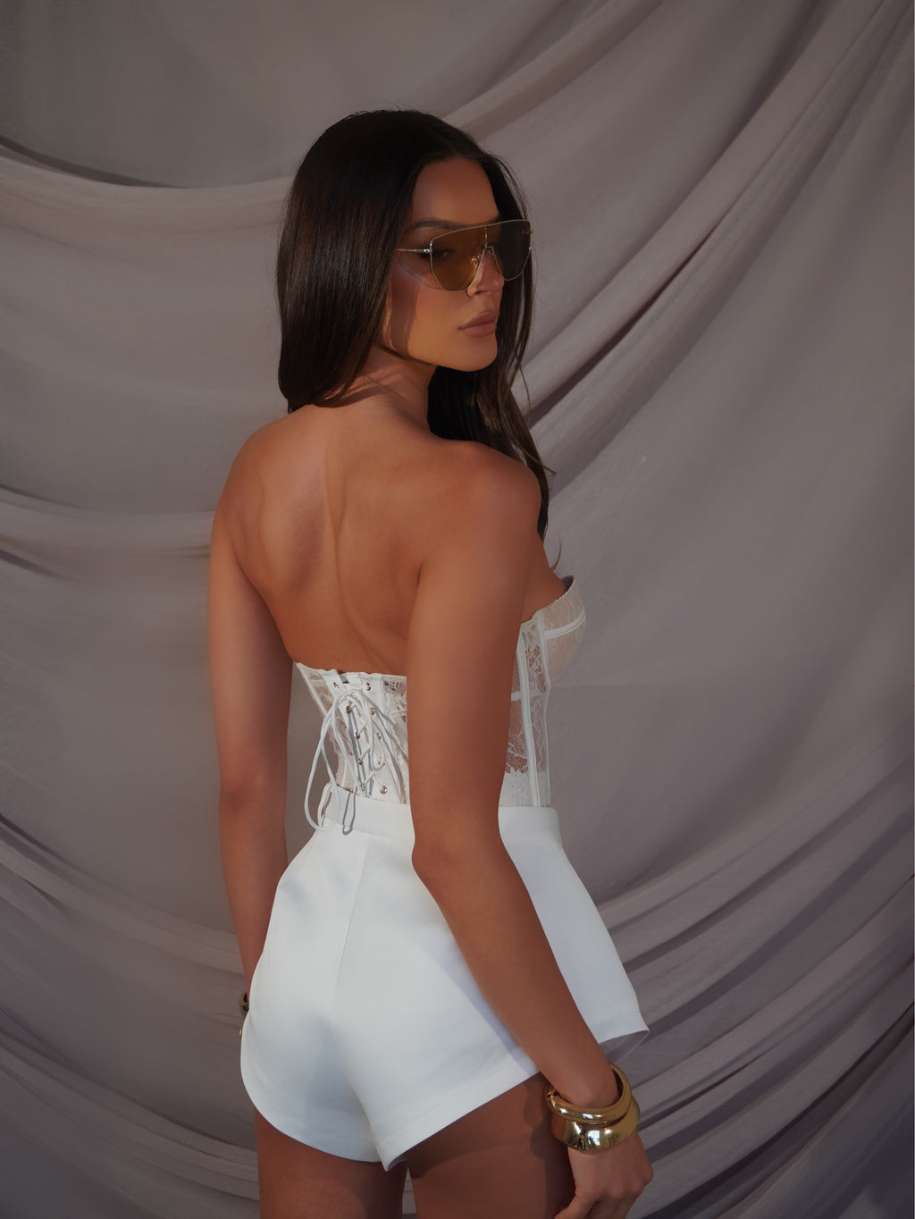 Siren Corset White