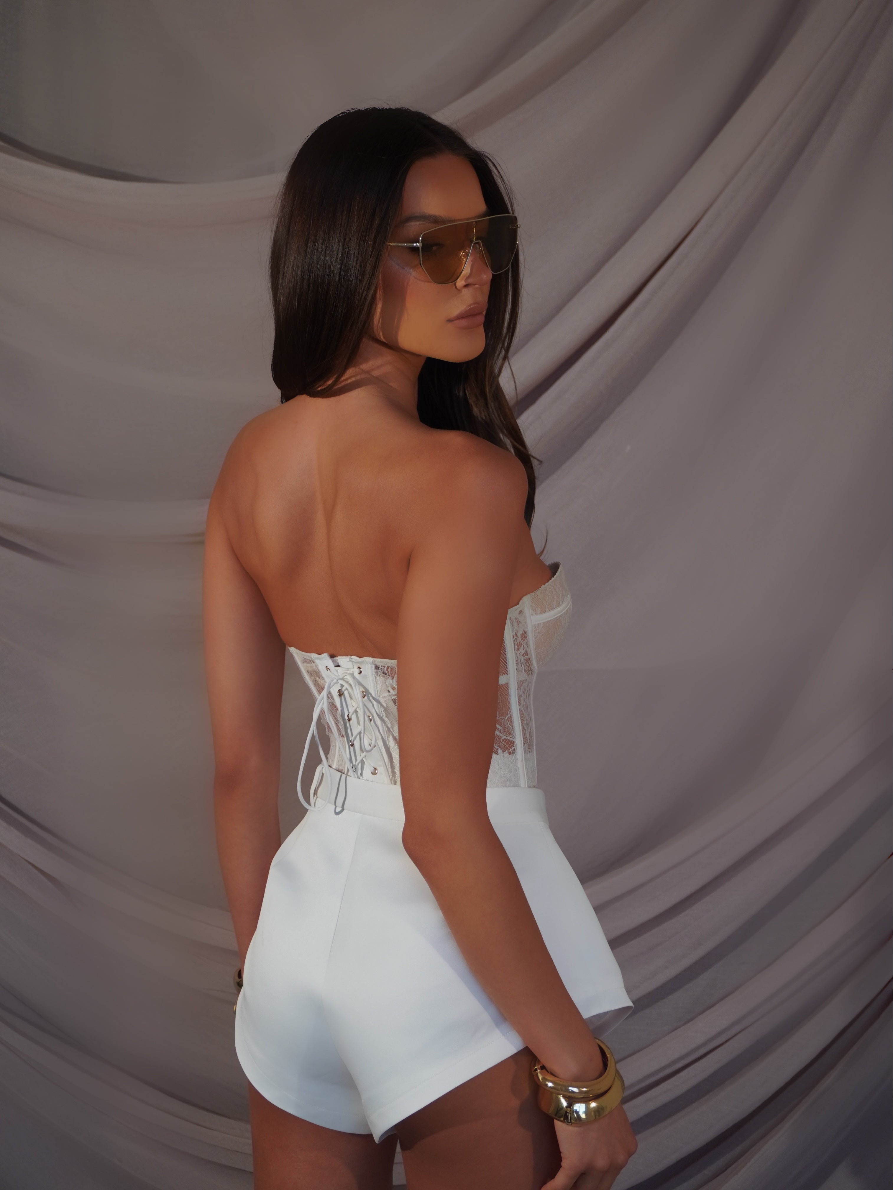 Siren Corset White