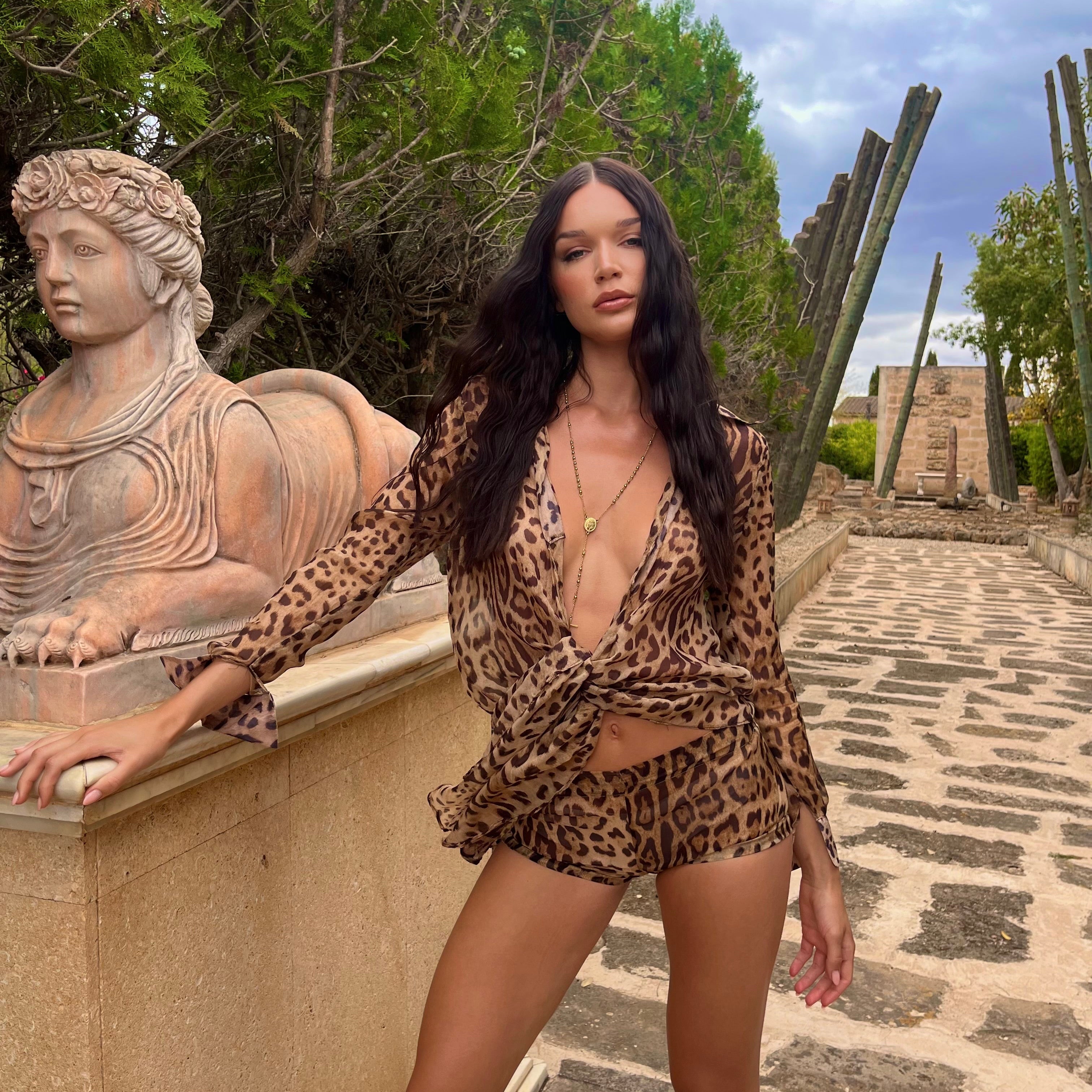 Cosmopolitan Leopard Shorts