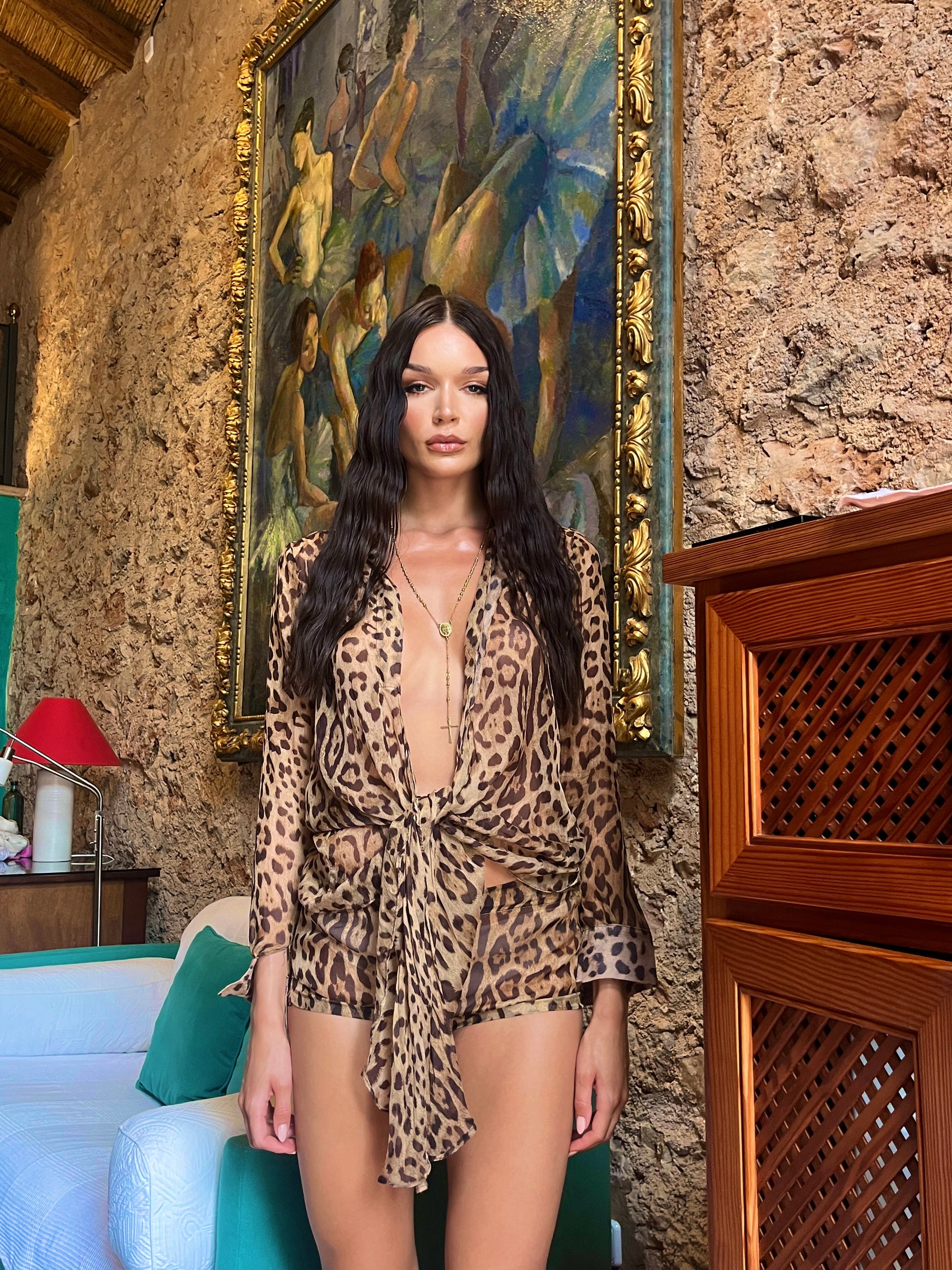 Cosmopolitan Leopard Shorts