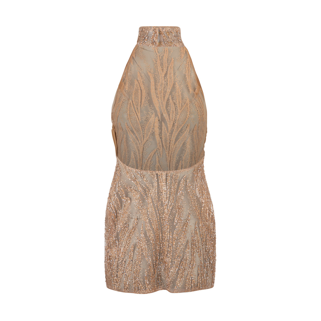 Martini Embellished Dress Rose