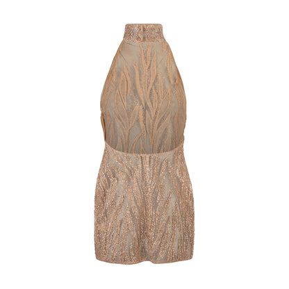 Martini Embellished Dress Rose