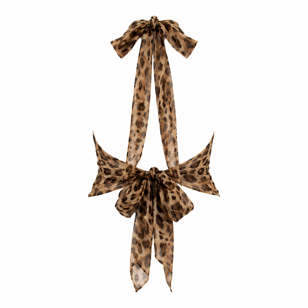 Malibu Leopard Print Halterneck Top (LAUNCHING 8TH AUGUST)