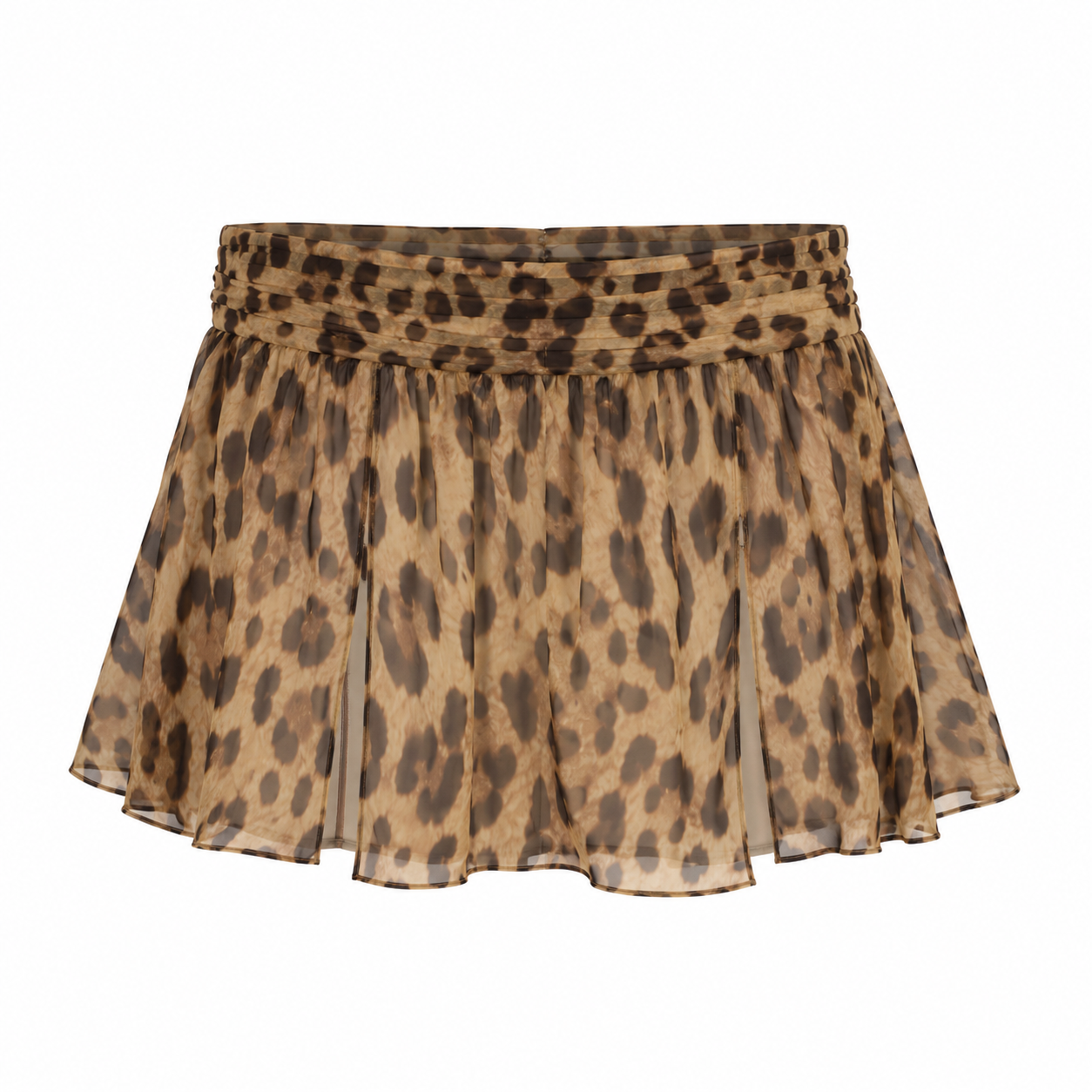 Malibu Leopard Print Silk Mini Skirt (LAUNCHING 8TH AUGUST)
