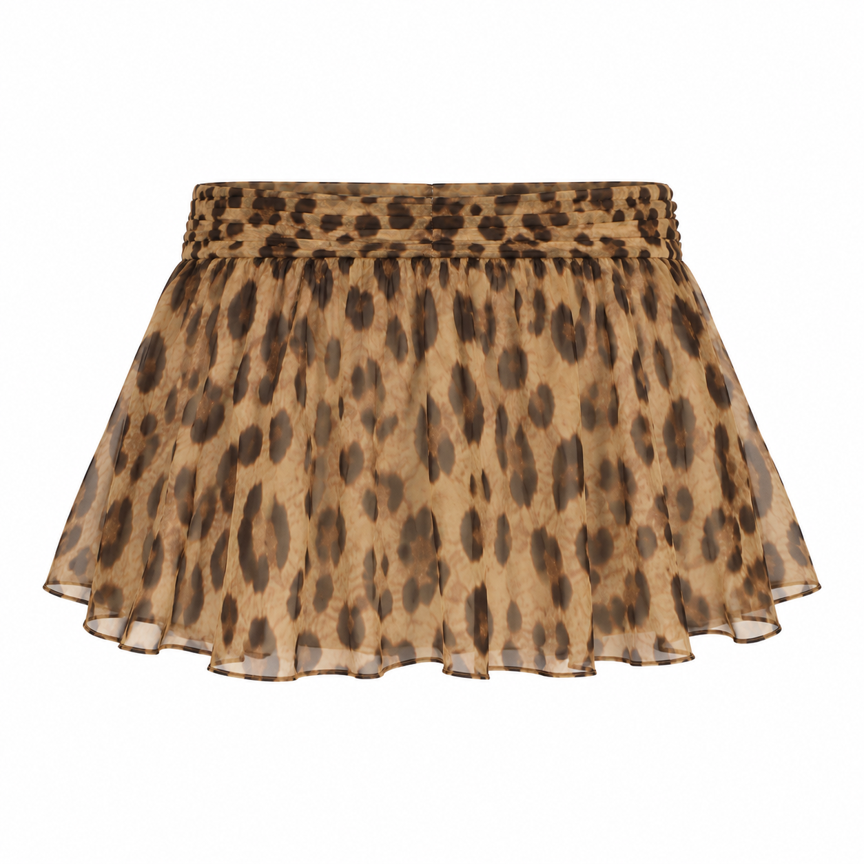 Malibu Leopard Print Silk Mini Skirt (LAUNCHING 8TH AUGUST)