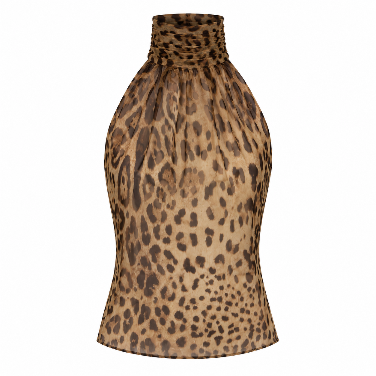 Malibu Leopard Print Halterneck Top (LAUNCHING 8TH AUGUST)