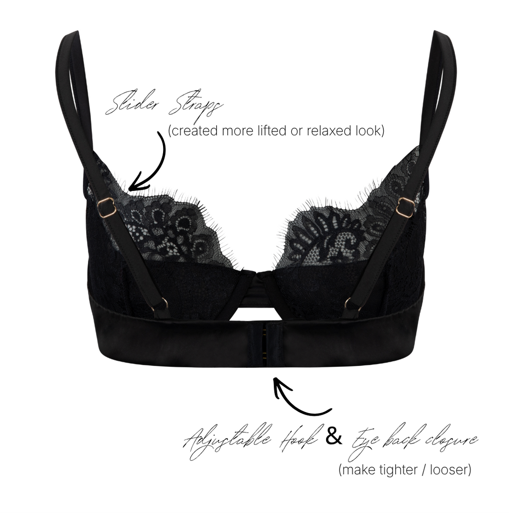 Noir Lace Bralette