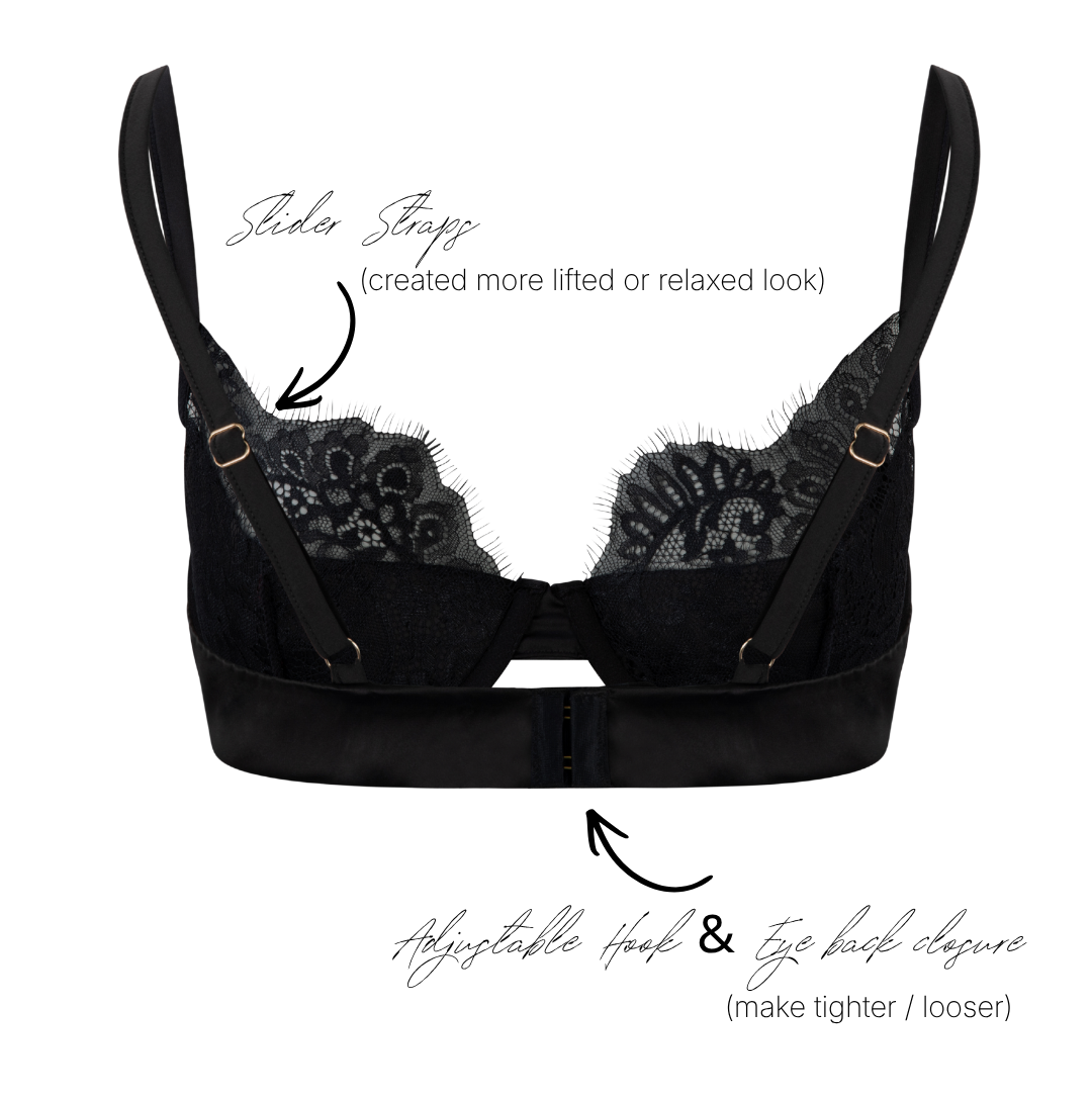 Noir Lace Bralette
