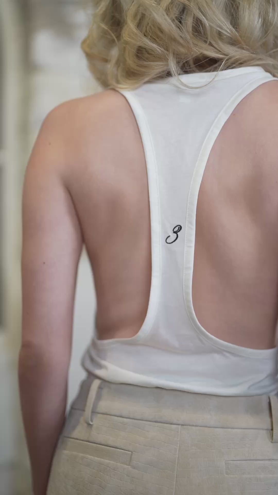 3spirit racer back ivory vest 